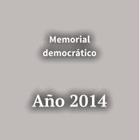 Memorial democrático    Año 2014